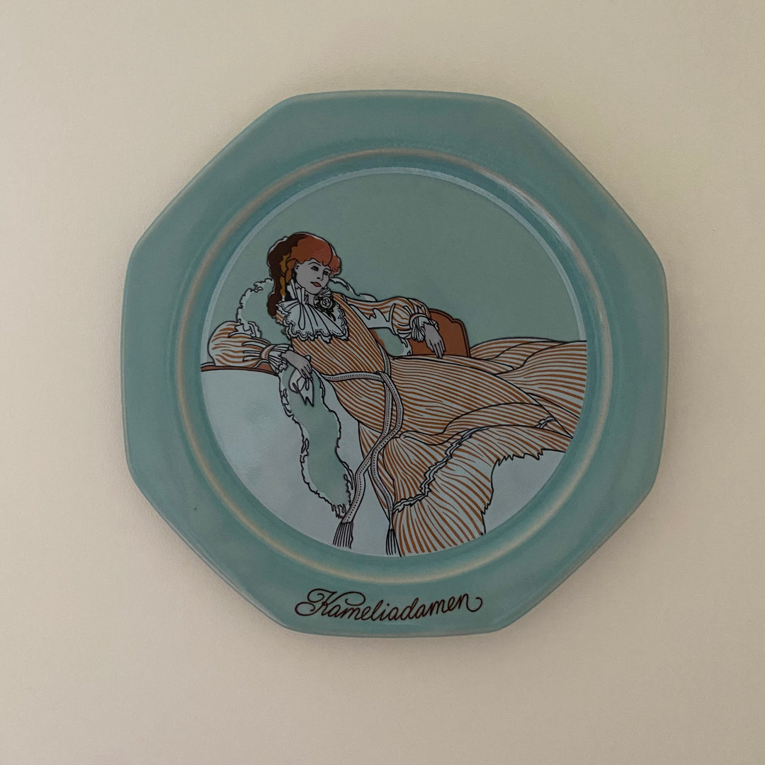 The Camellia Lady Decorative Wall Plate