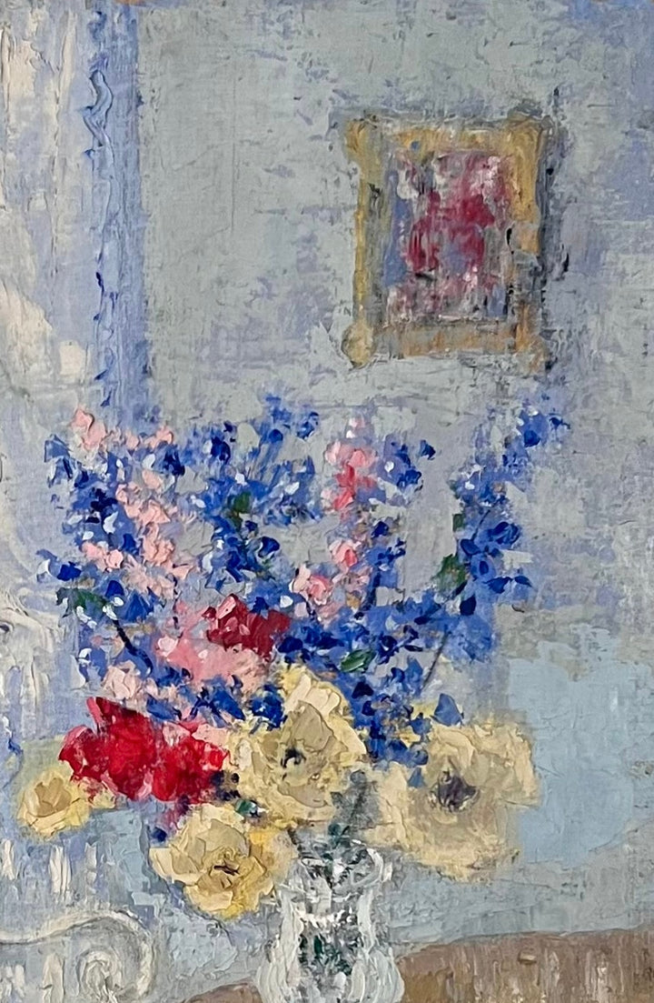 Bouquet and Open Window