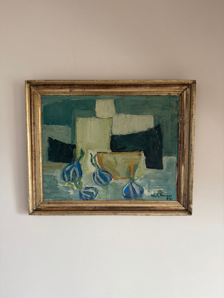 Still Life with Sprouting Onions