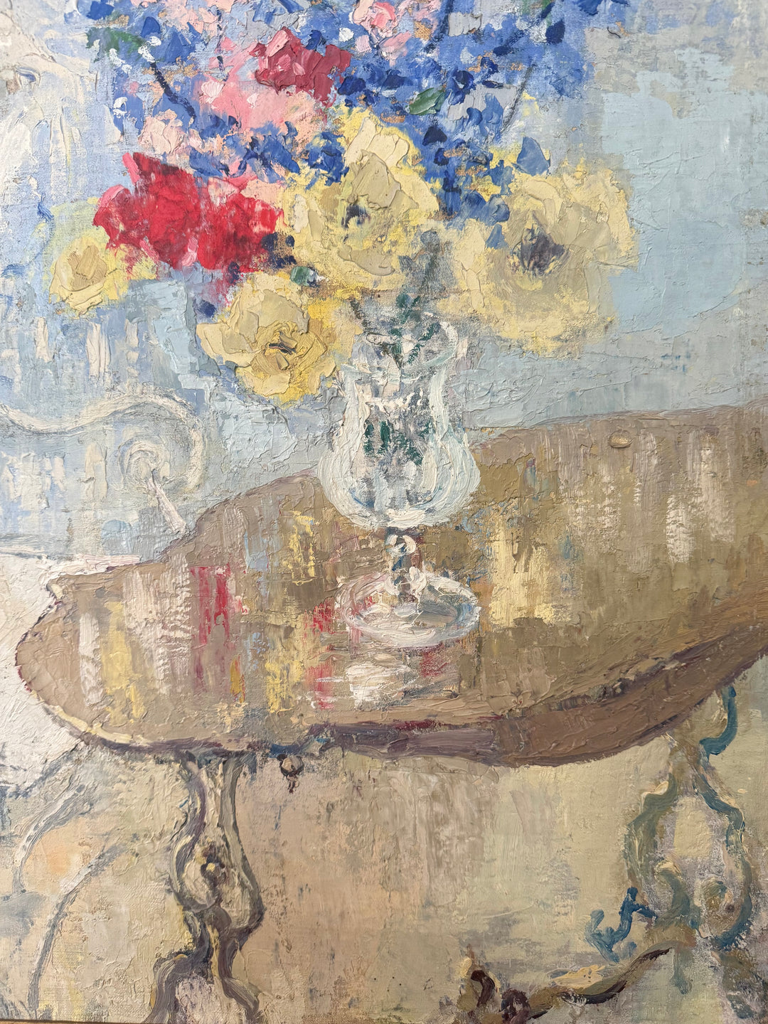 Bouquet and Open Window