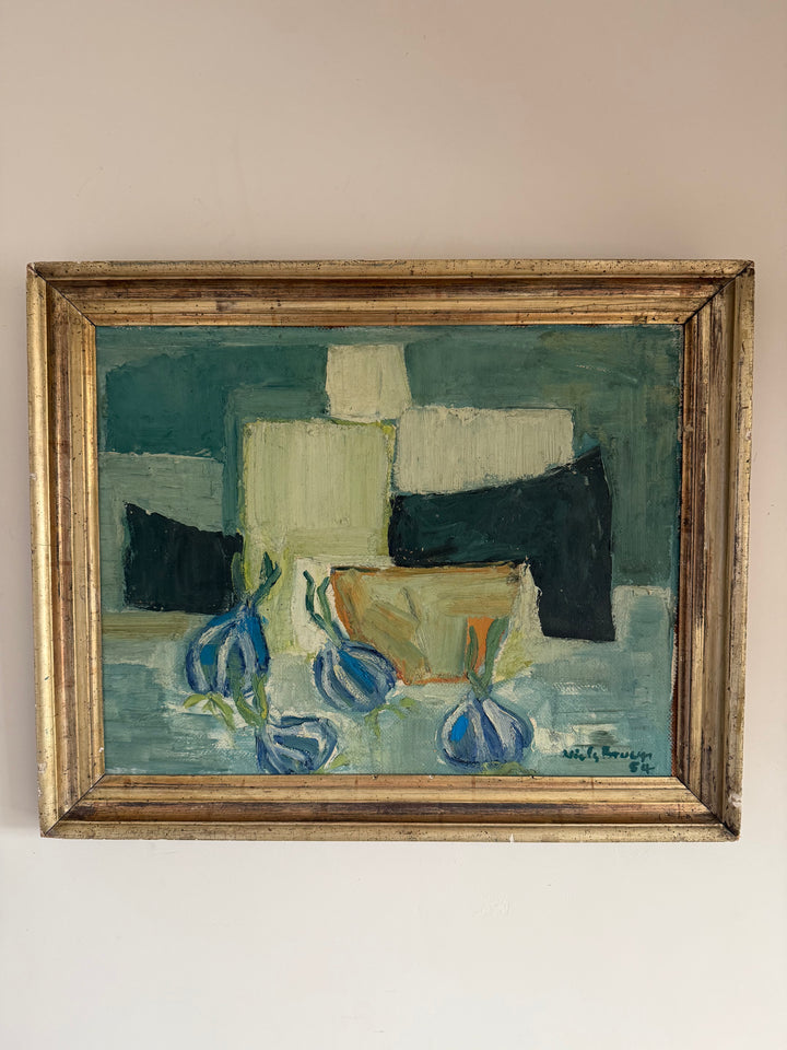 Still Life with Sprouting Onions