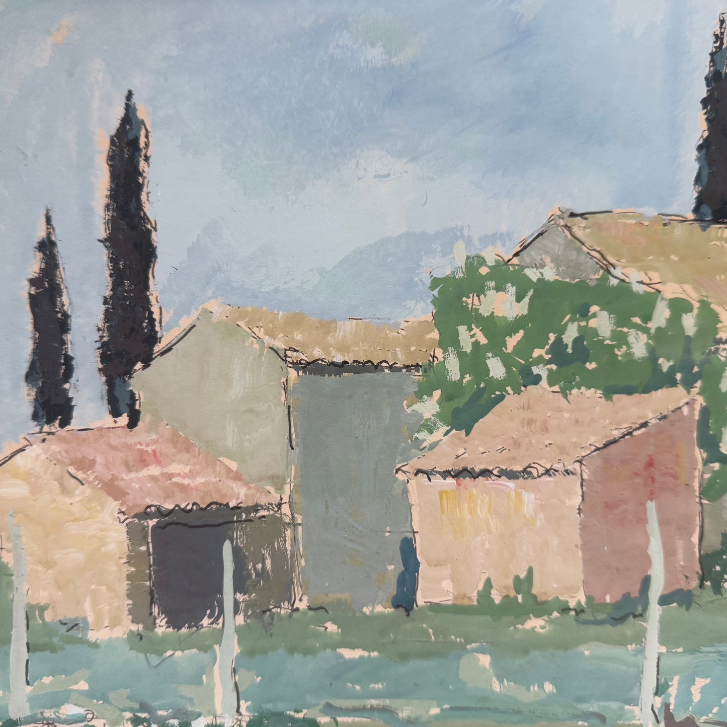 Cypresses in Provence