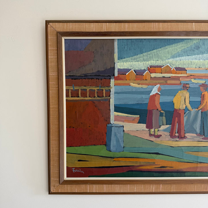 Conversation at the Fishing Port