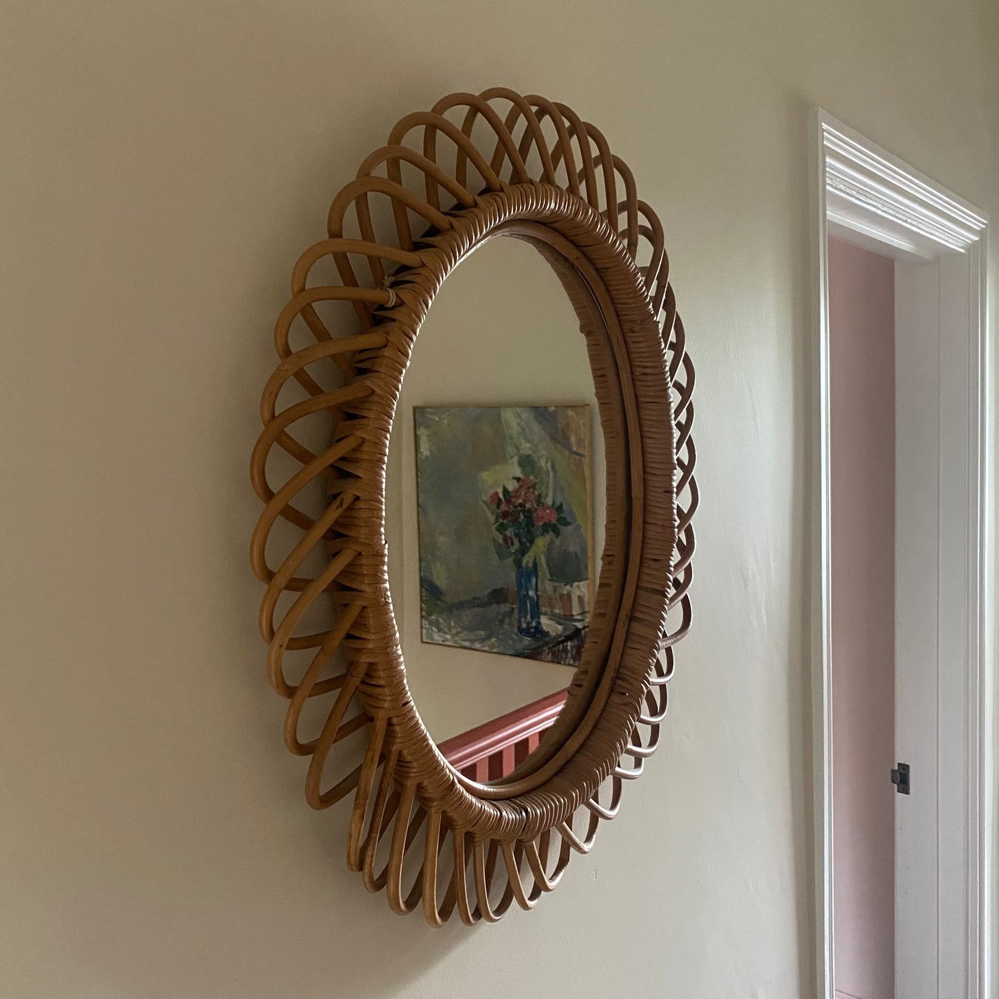 Sunburst Bamboo Mirror