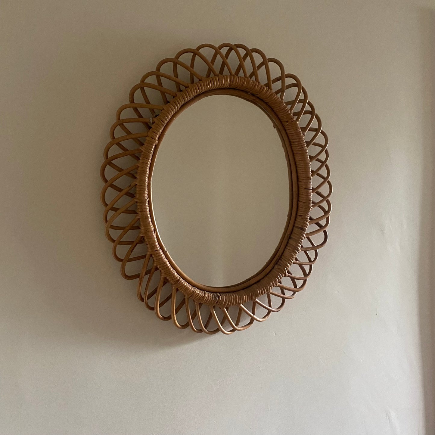 Sunburst Bamboo Mirror