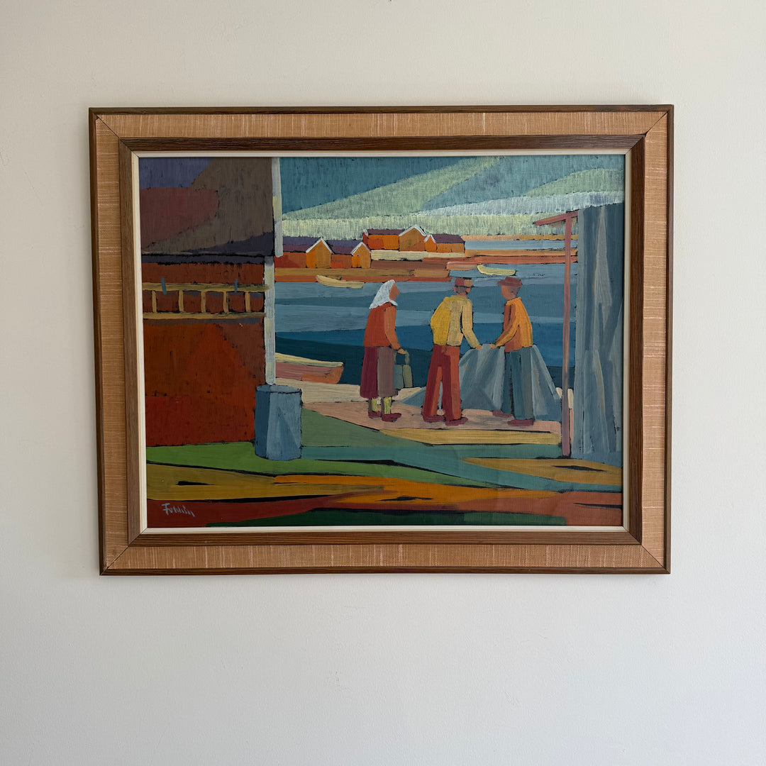 Conversation at the Fishing Port