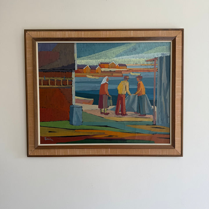 Conversation at the Fishing Port