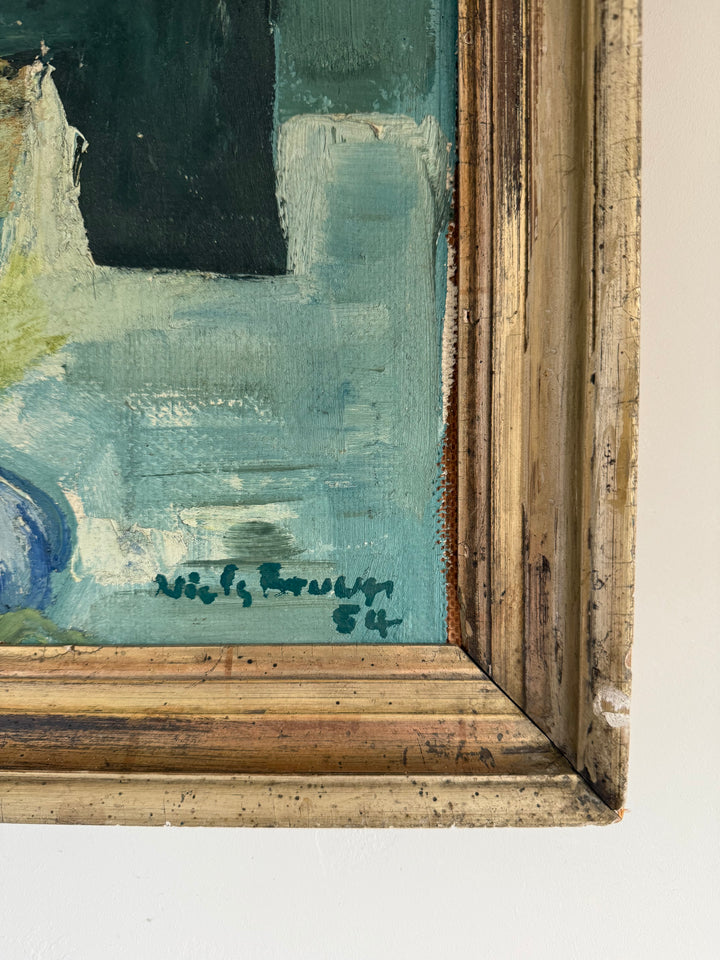 Still Life with Sprouting Onions