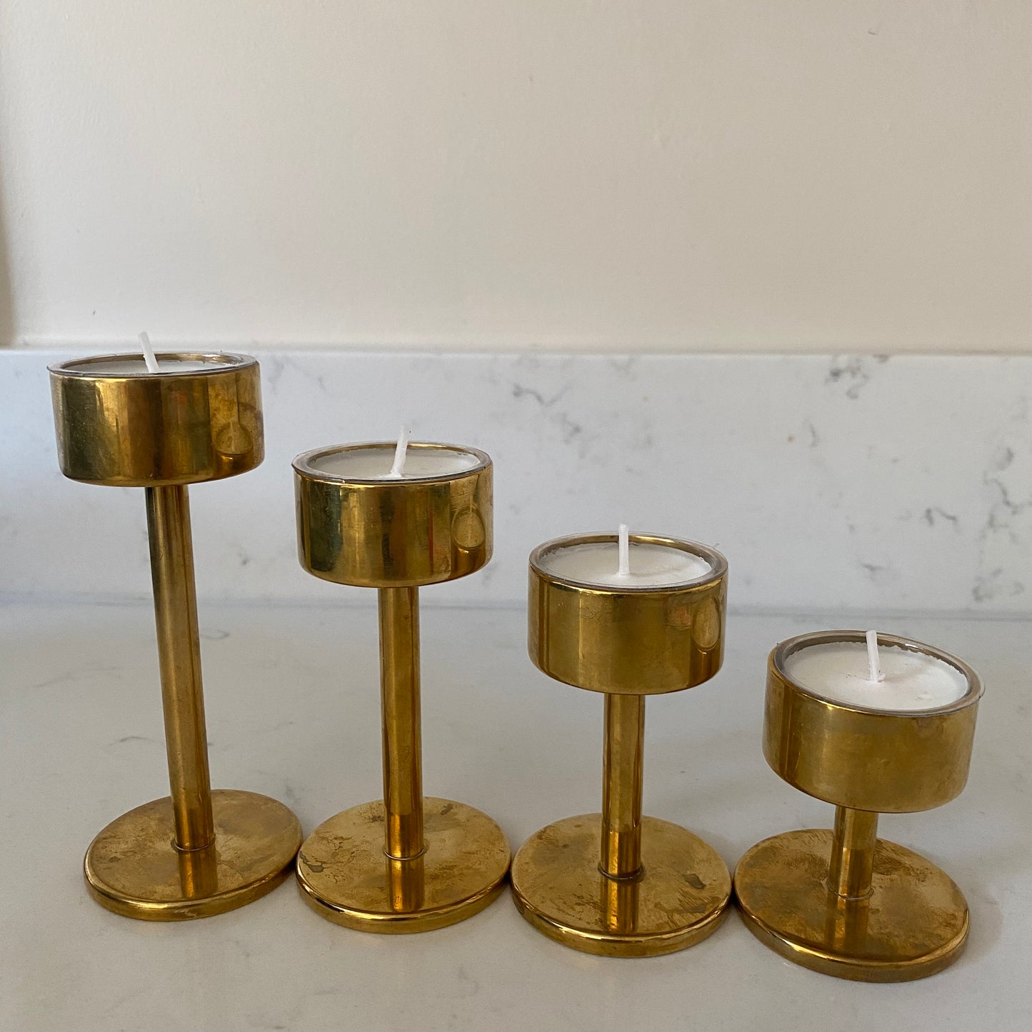 Set of Four Candle Holders