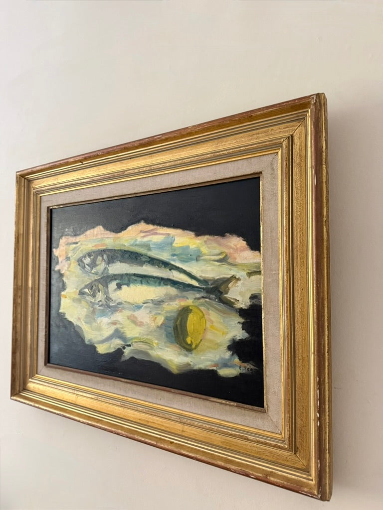 Still Life with Fish and Lemon
