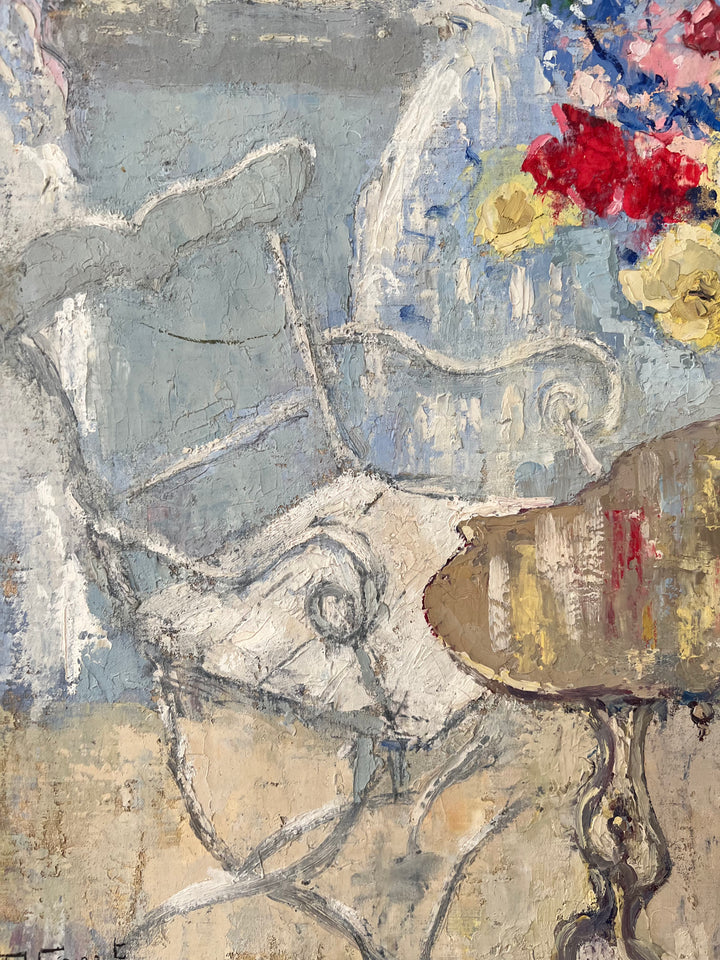 Bouquet and Open Window