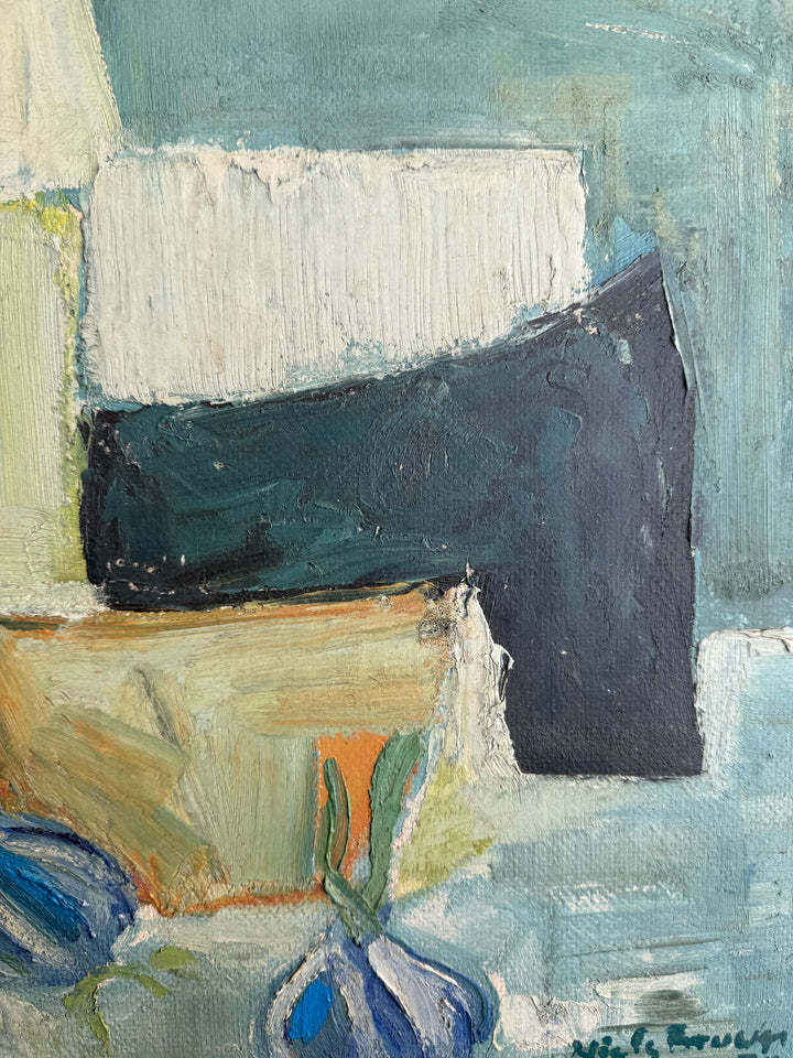 Still Life with Sprouting Onions