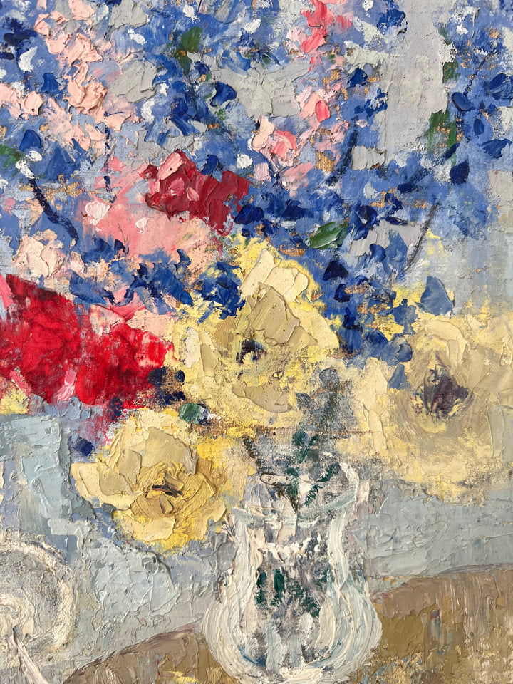 Bouquet and Open Window