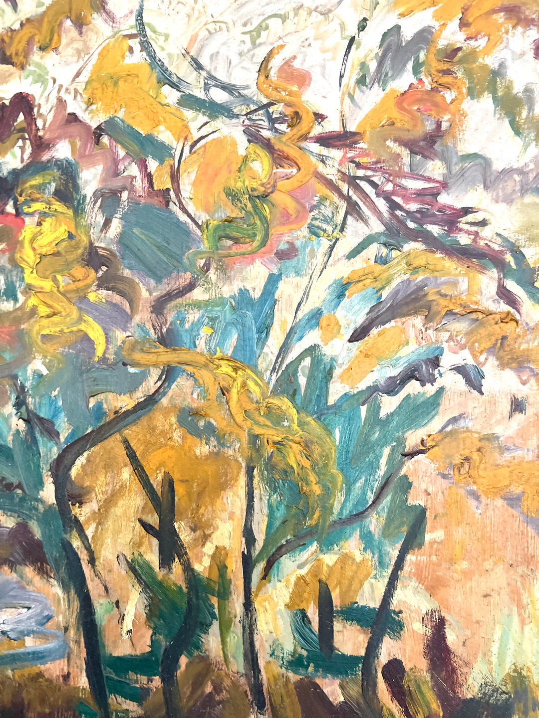 Paysage Vert et Jaune
