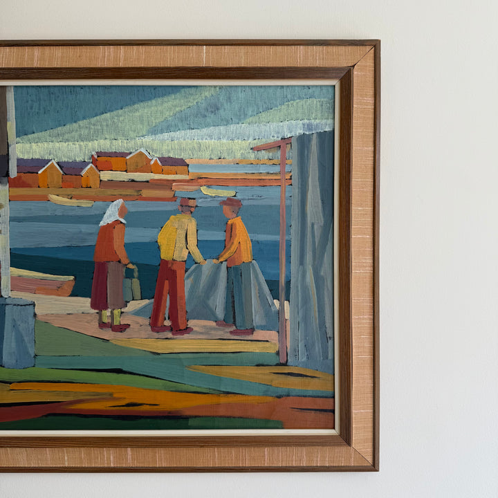 Conversation at the Fishing Port