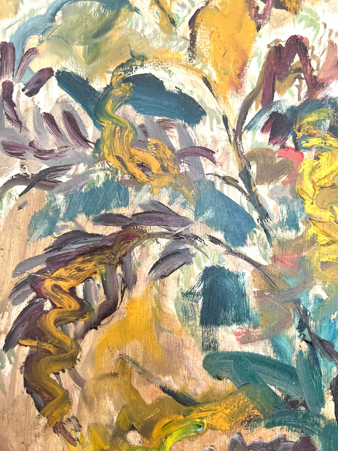 Paysage Vert et Jaune