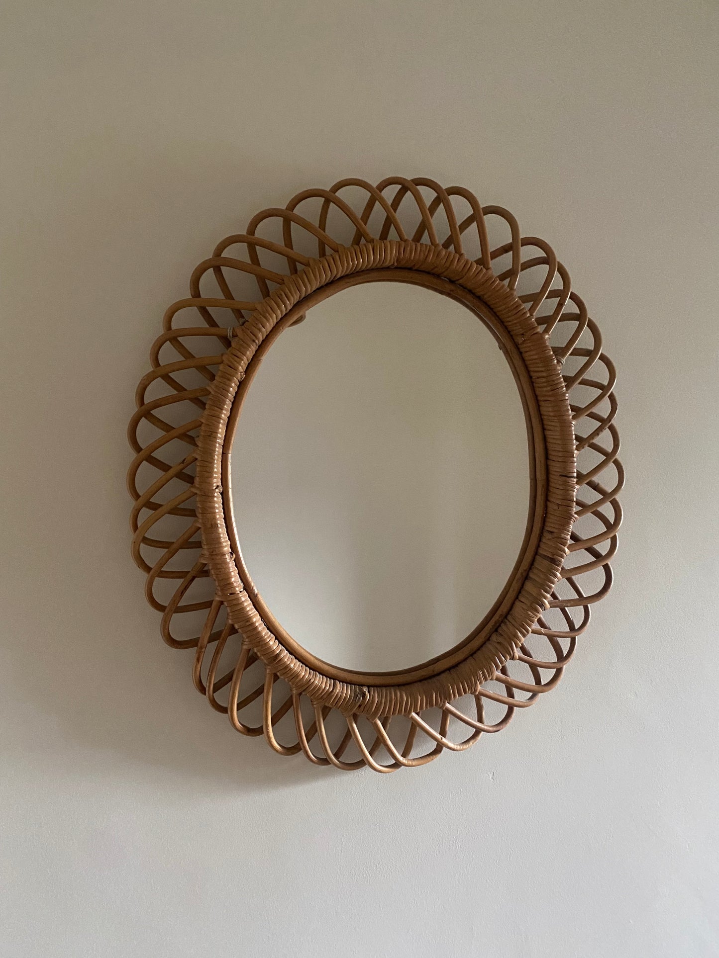 Sunburst Bamboo Mirror