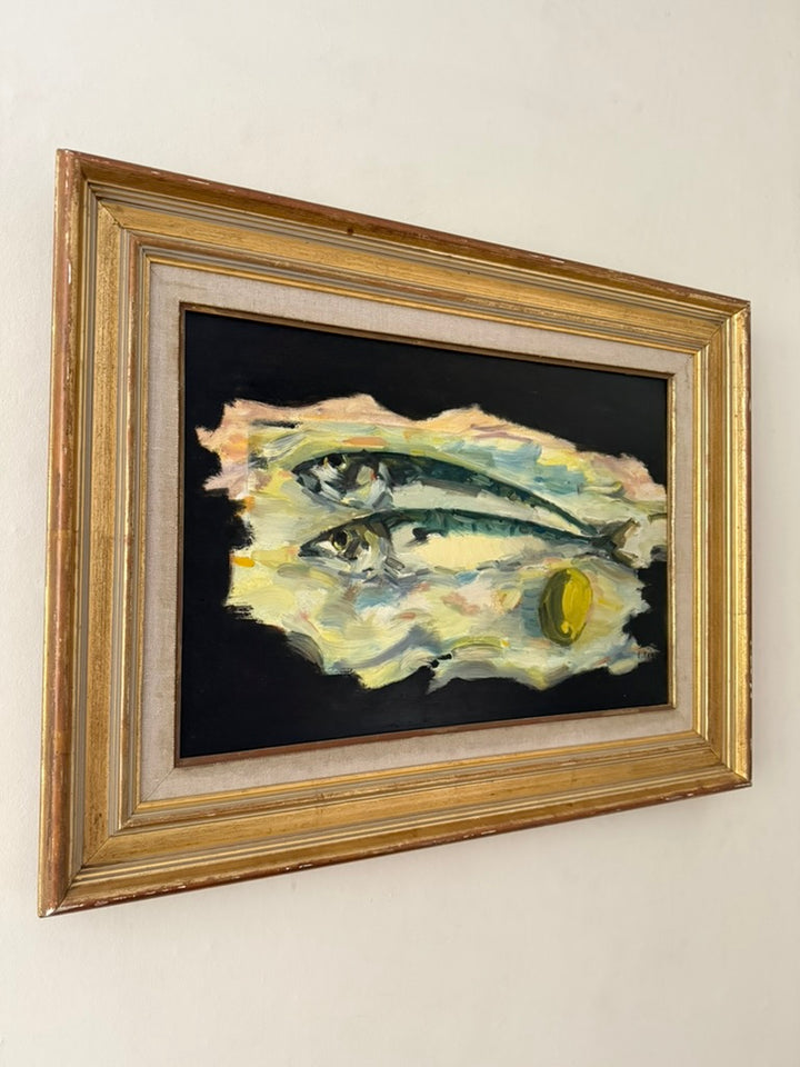 Still Life with Fish and Lemon