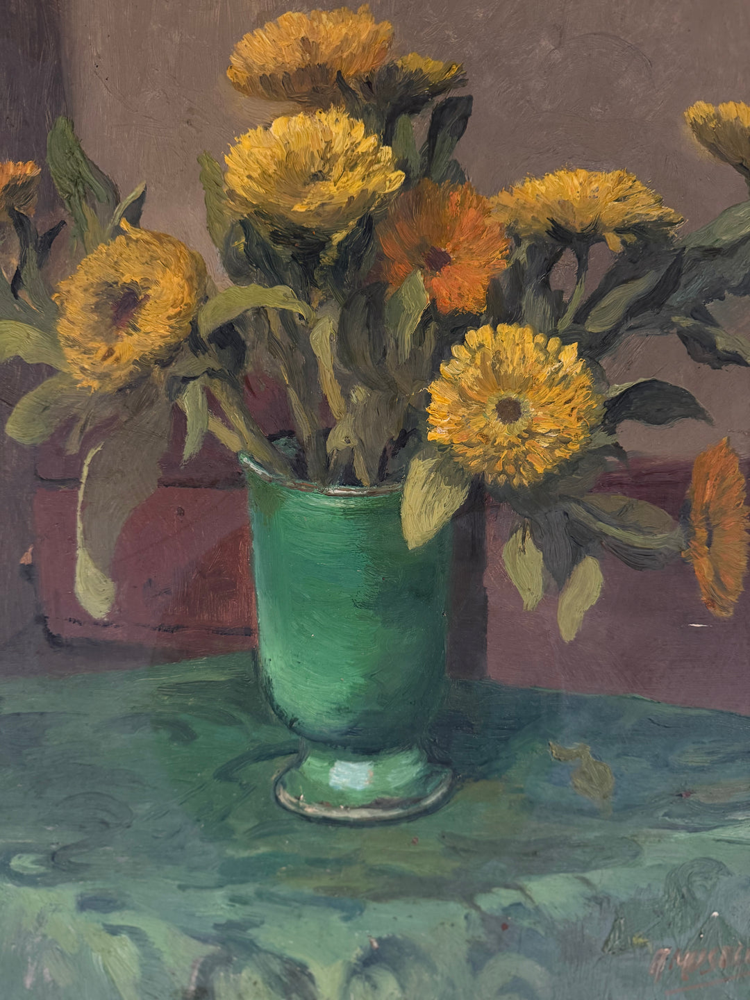 Still Life with Yellow Blooms