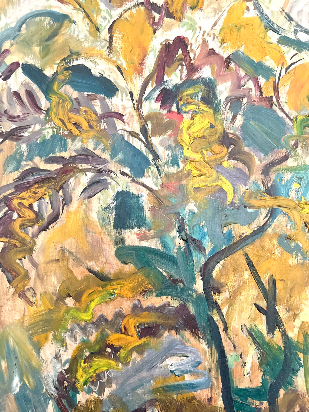 Paysage Vert et Jaune
