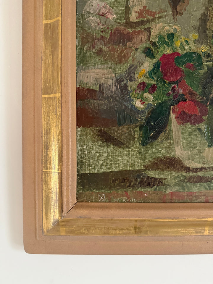 Still Life with Flowers and Frame