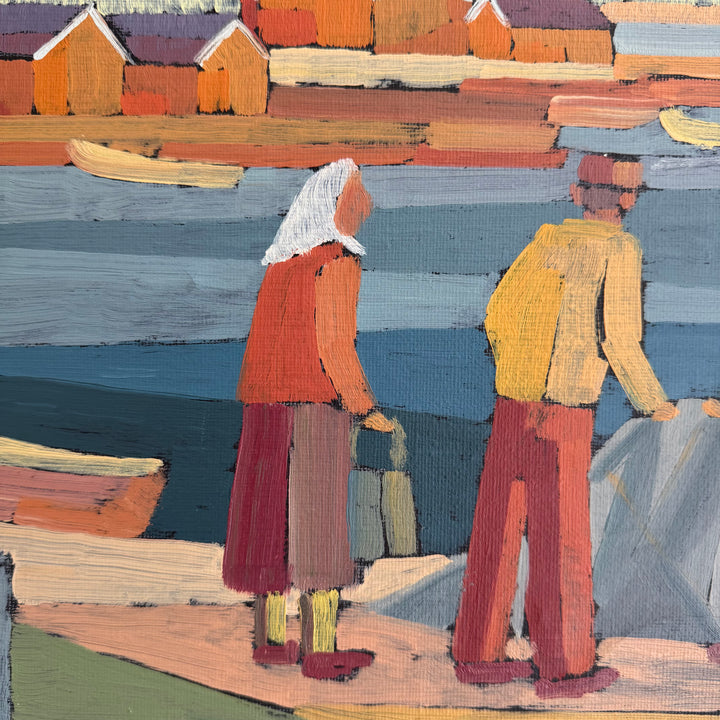 Conversation at the Fishing Port