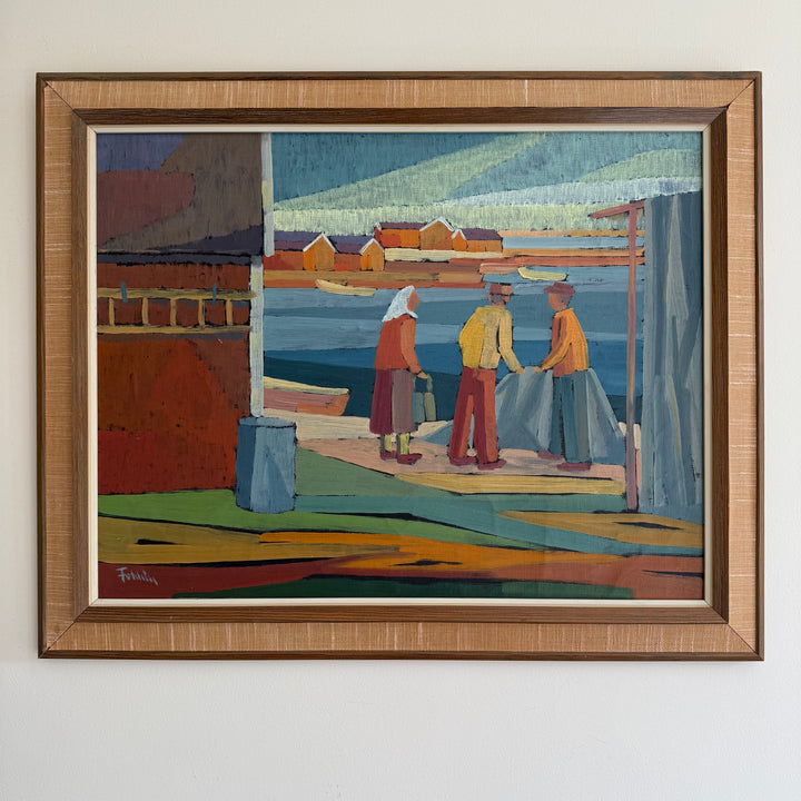 Conversation at the Fishing Port