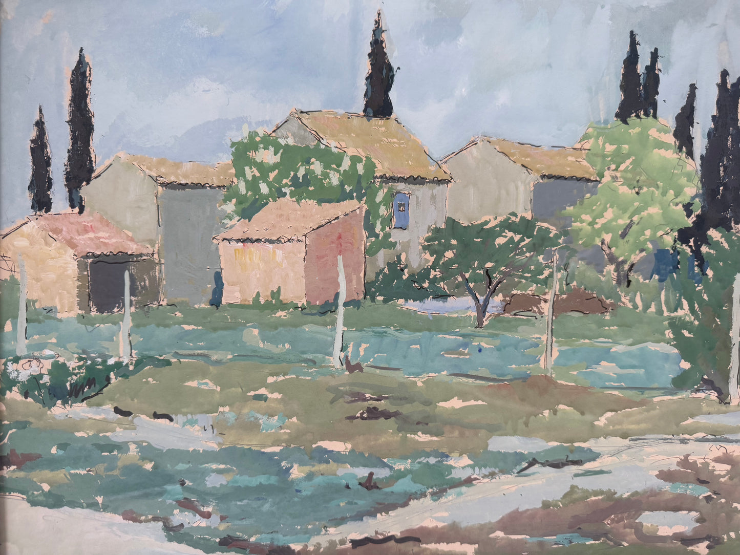 Cypresses in Provence