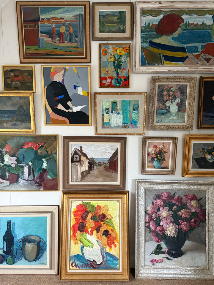 Flowers in a White Vase