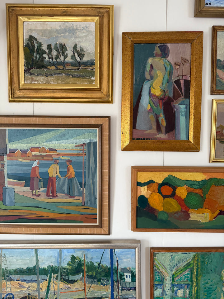 Conversation at the Fishing Port