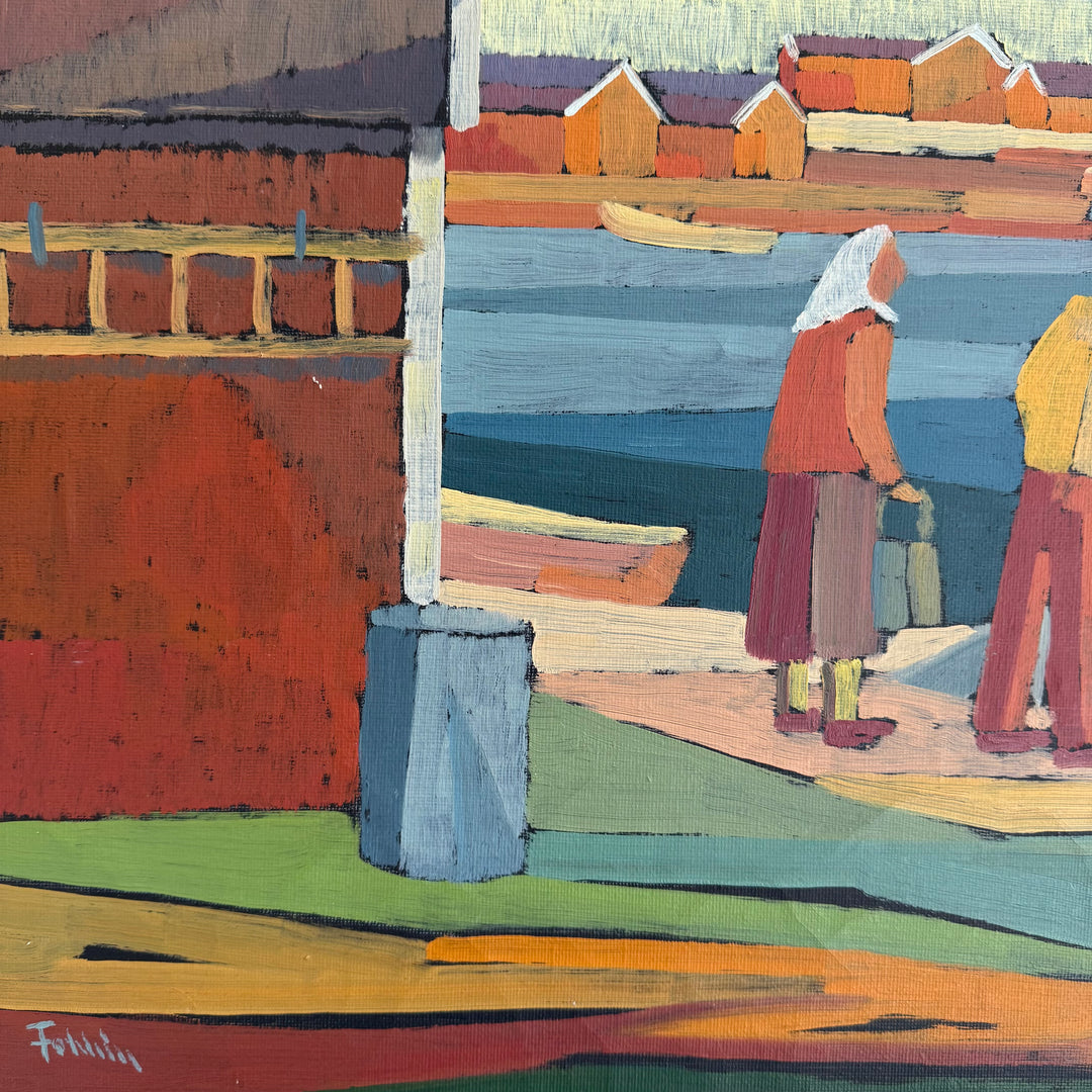 Conversation at the Fishing Port