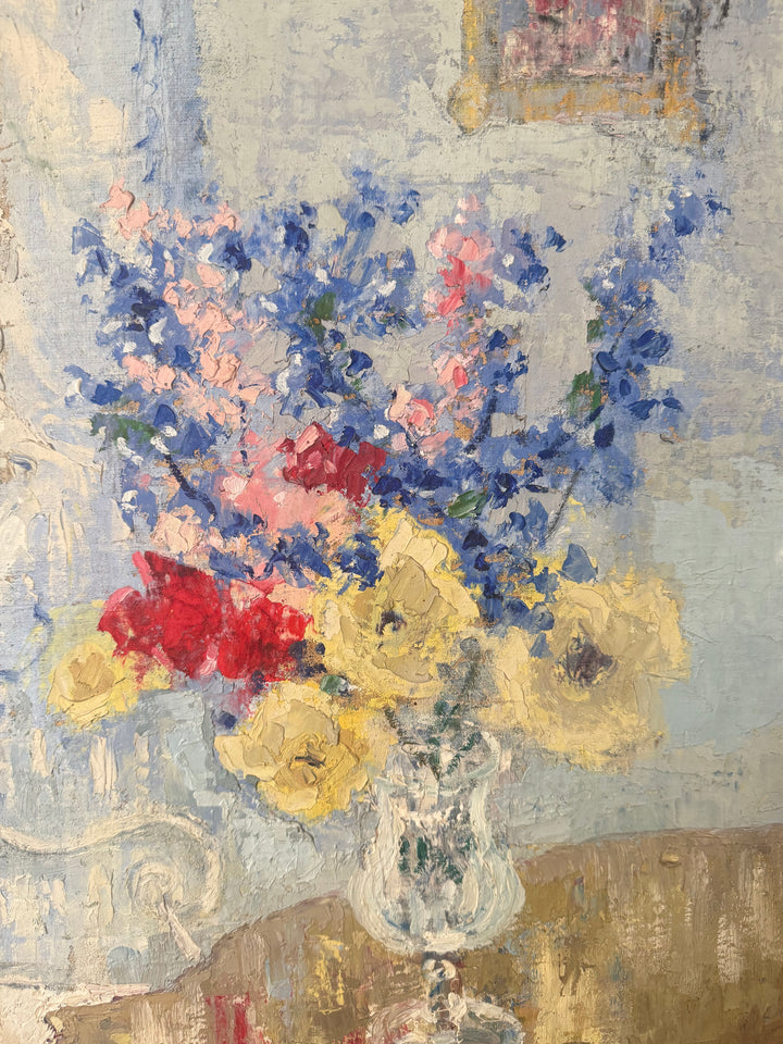 Bouquet and Open Window