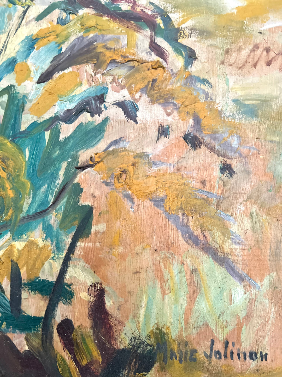 Paysage Vert et Jaune