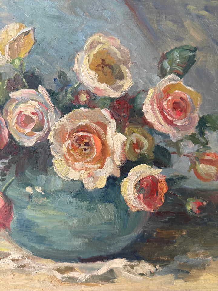 Still Life with Bouquet of Roses