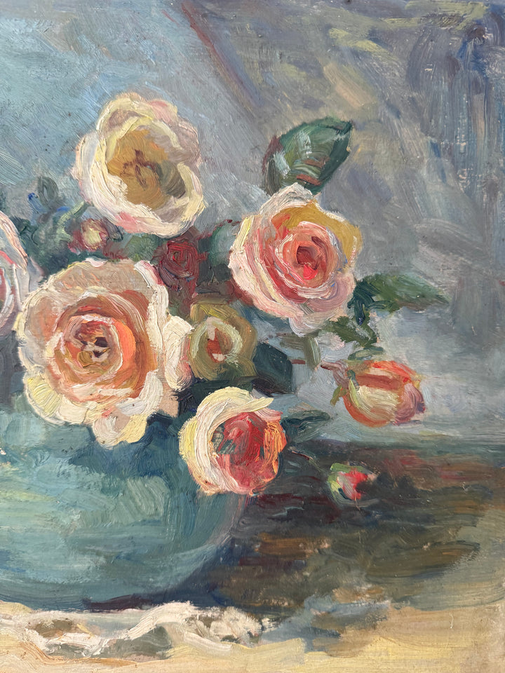Still Life with Bouquet of Roses