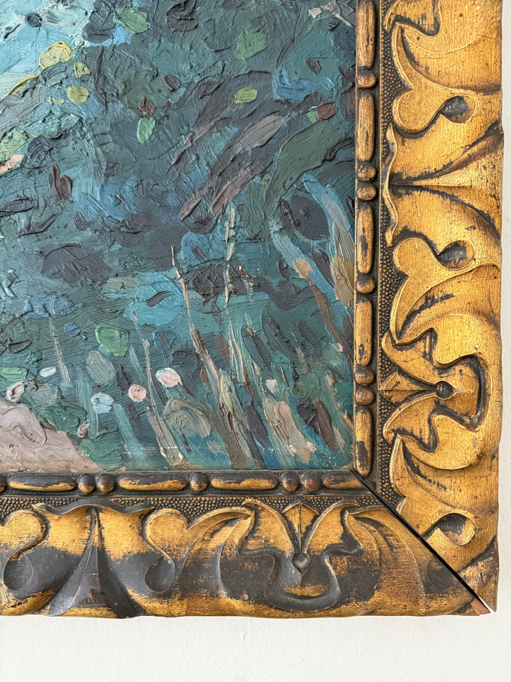 The Green Valley | Spanish Expressionist Oil Painting