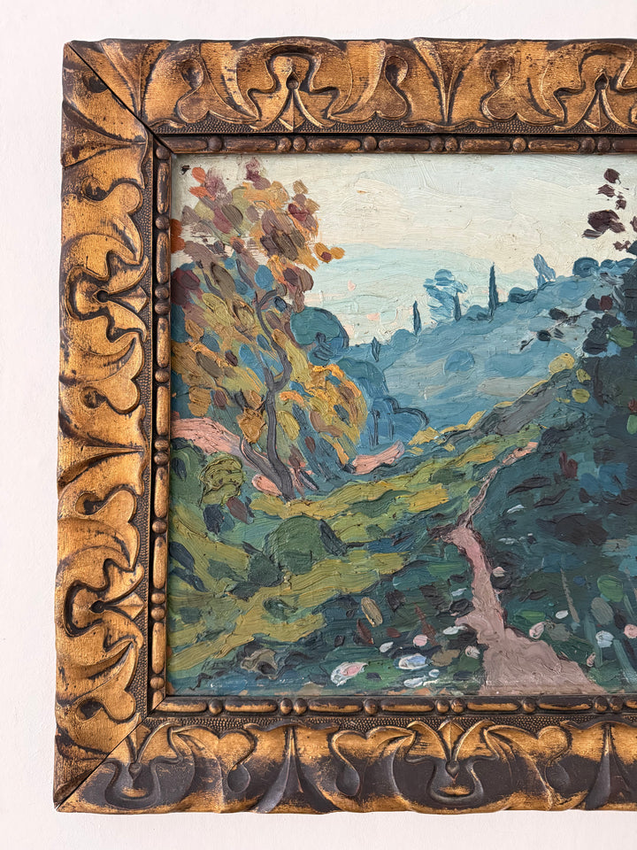 The Green Valley | Spanish Expressionist Oil Painting