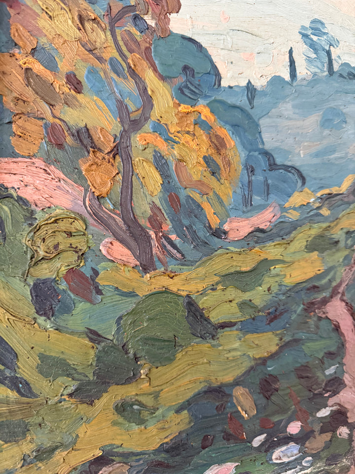 The Green Valley | Spanish Expressionist Oil Painting