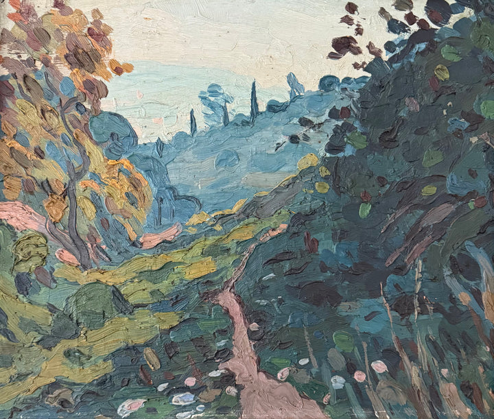 The Green Valley | Spanish Expressionist Oil Painting